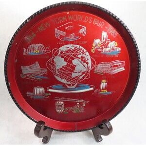 New York Worlds Fair 1964 Souvenir Tray